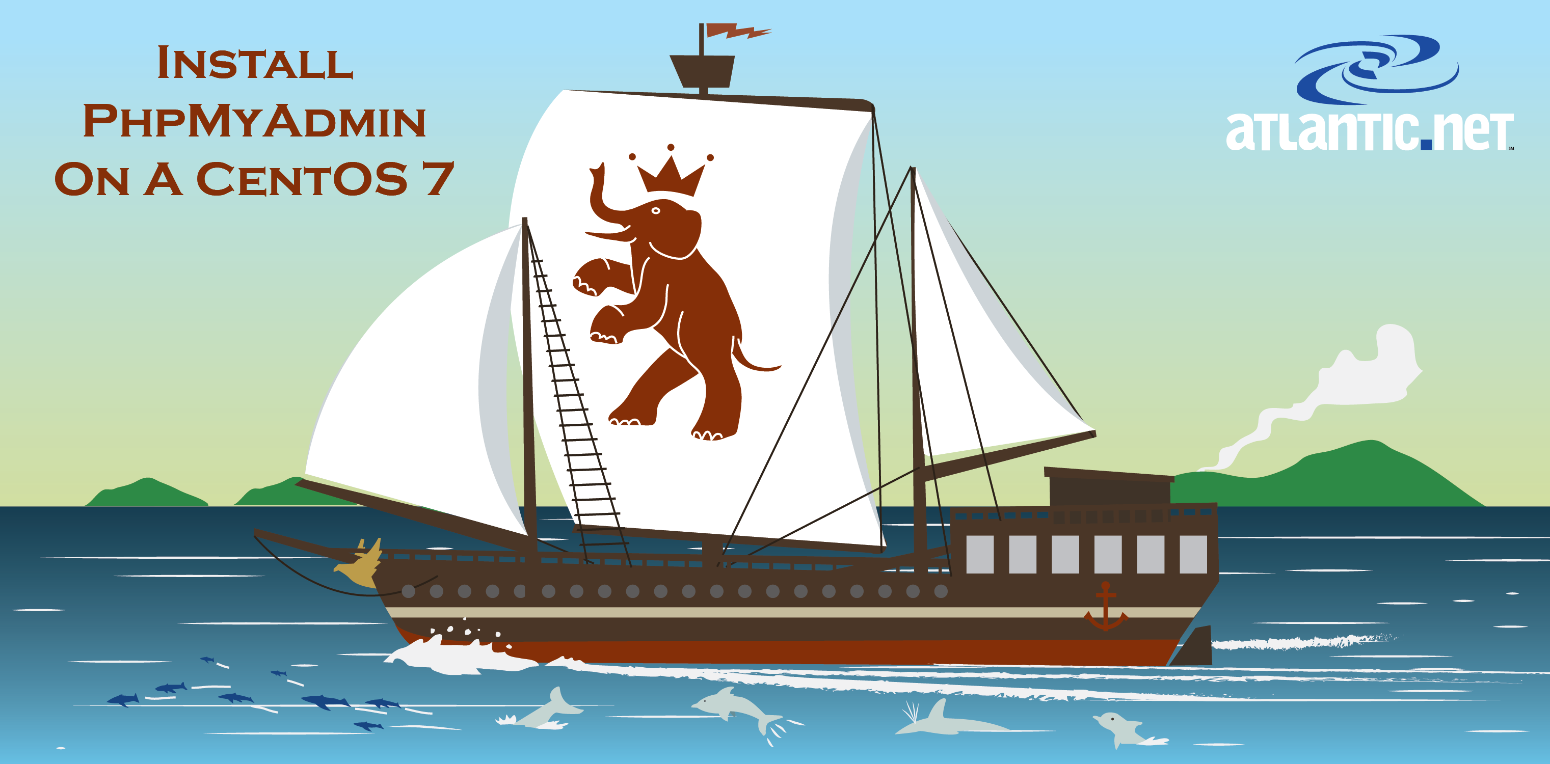 phpMyAdmin Ship Illustration by Walker Cahall 