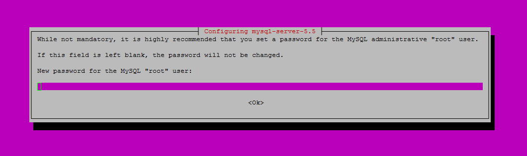 Add a strong password of your choosing and hit Enter