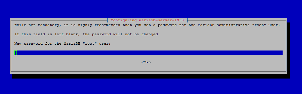Enter a strong password of your choice