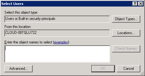 Selecting a User for Remote Desktop Access