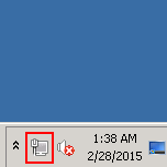 Right click and select properties in the newtork tray icon