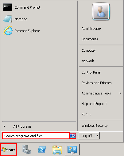 Search for network