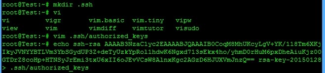 Create a .ssh directory in your users home directory and place your public key into a new file called "authorized keys".