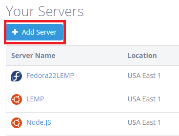 Adding a Server