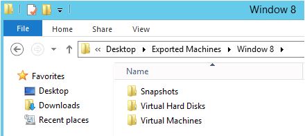 This is the output that you will see after the Export. Confirm Snapshots, Virtual Disk and Virtual Machine.