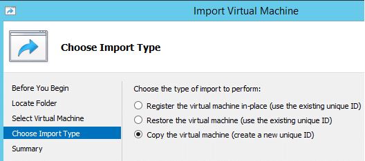 This is the screenshot that you will see to Choose your Import Type