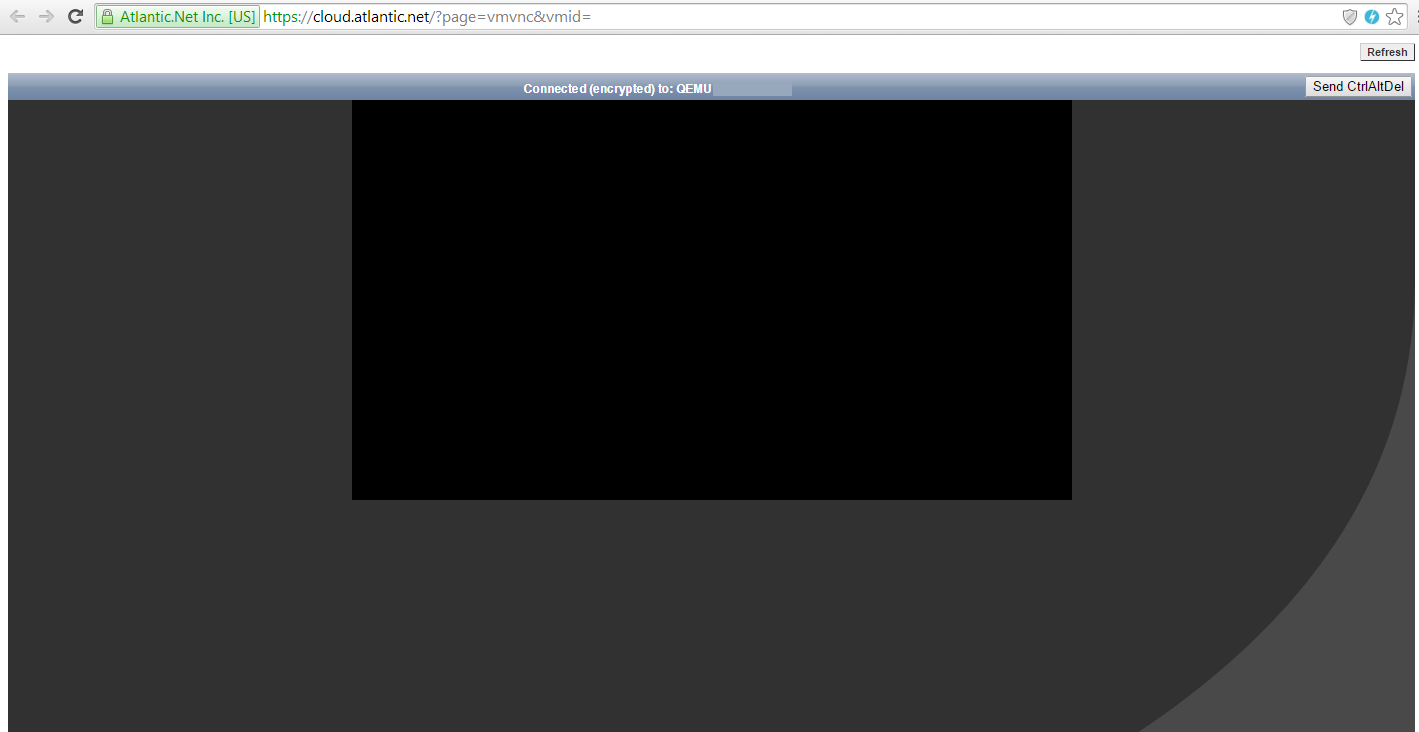 Sample VNC Window