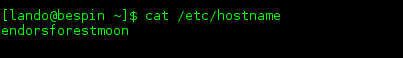 Sample /etc/hostname