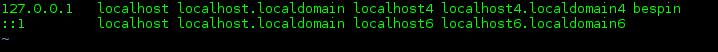 Sample /etc/hosts