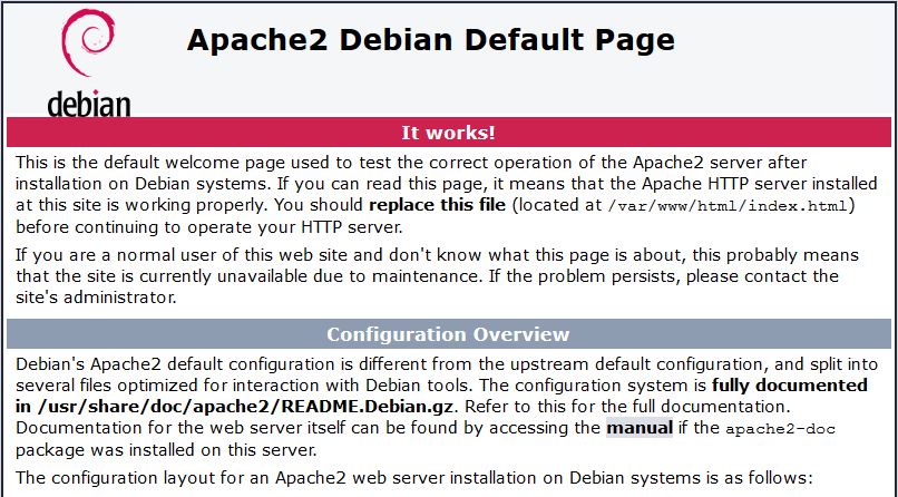 This image is the configuration file when Apache is installed on your server.