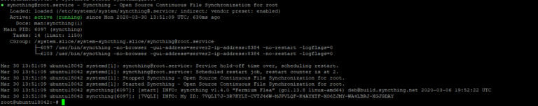 ubuntu install syncthing