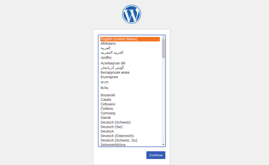 WordPress Select Language