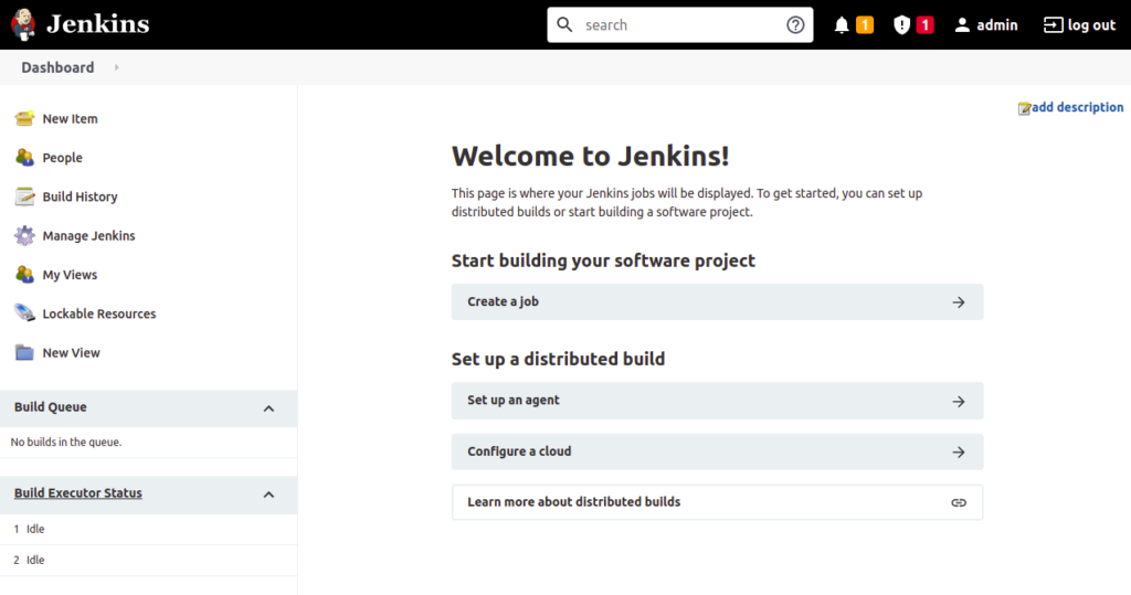 Jenkins Dashboard