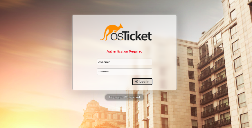 osticket login