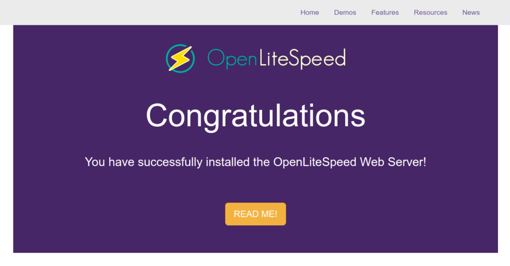 OpenLiteSpeed Test Page