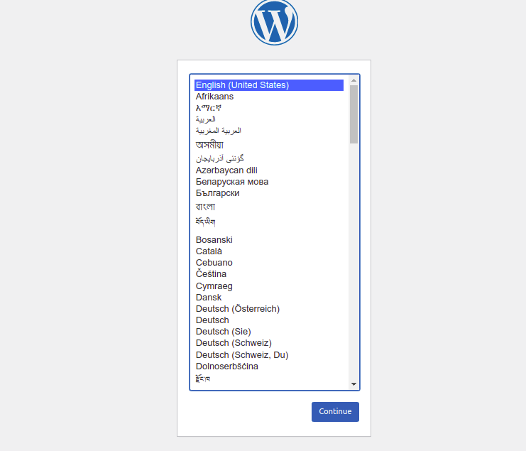 WordPress Select Language