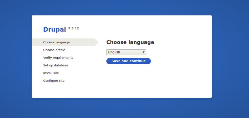 Drupal language selection