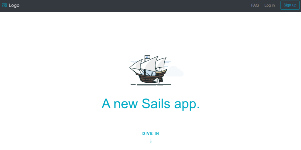 Sail.js dashboard