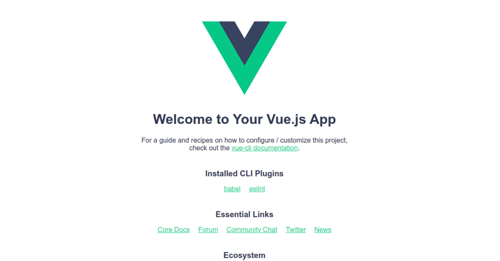 Vue.js dashboard page