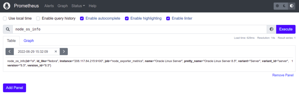 Prometheus execute query