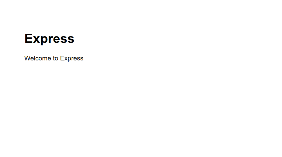 Express dashboard page