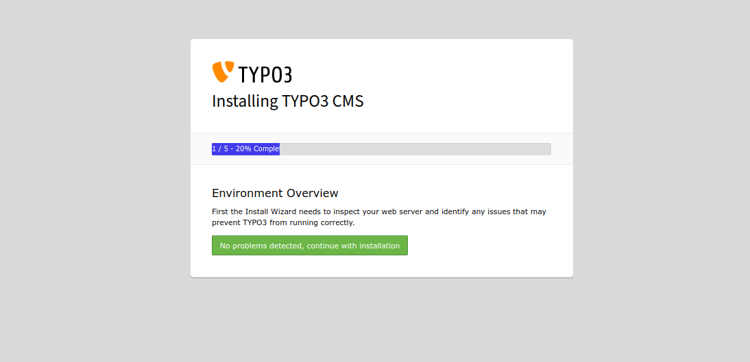 typo3 prerequisites check