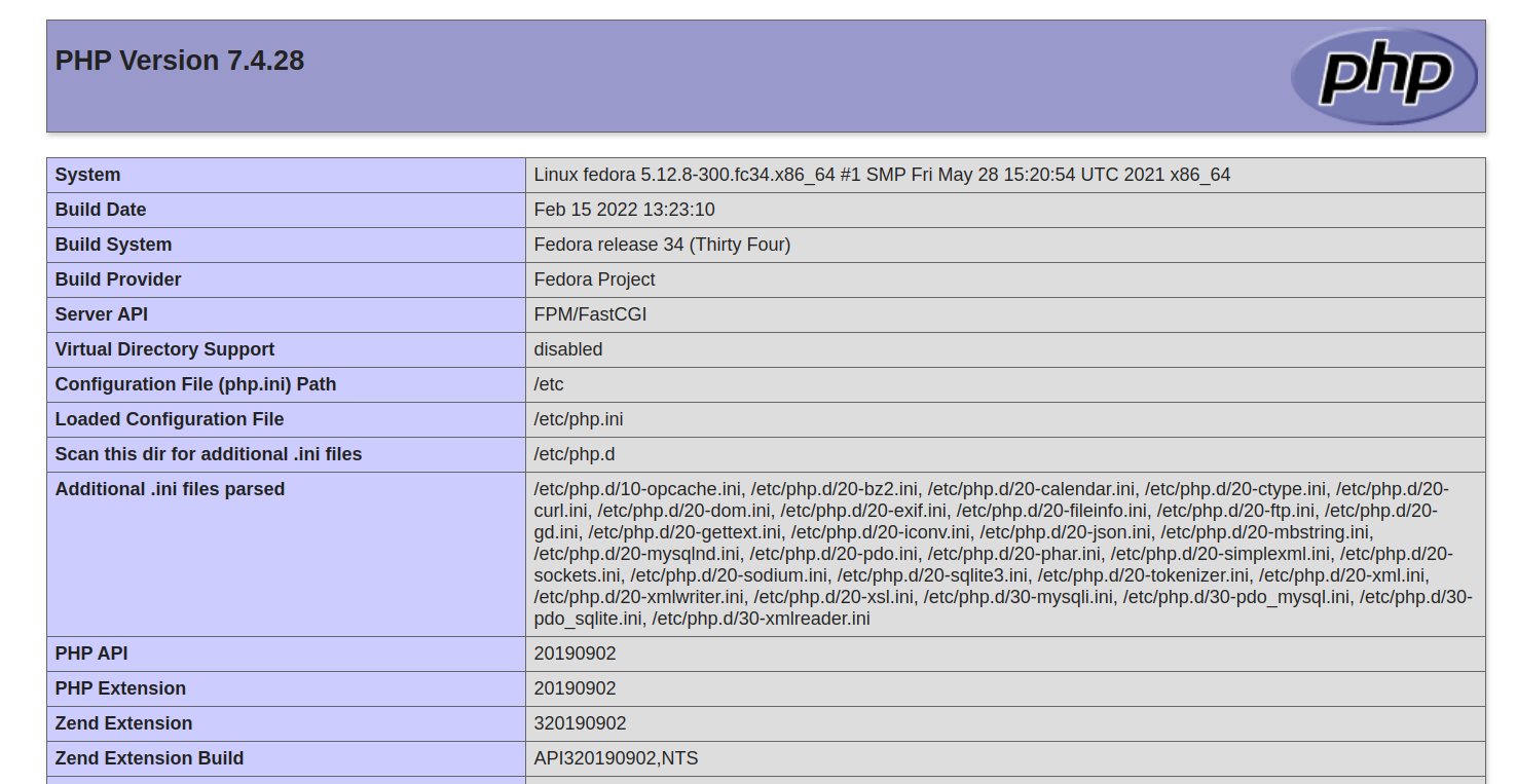 Verify PHP LAMP