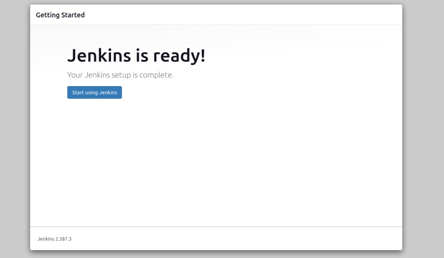 Jenkins instance configuration