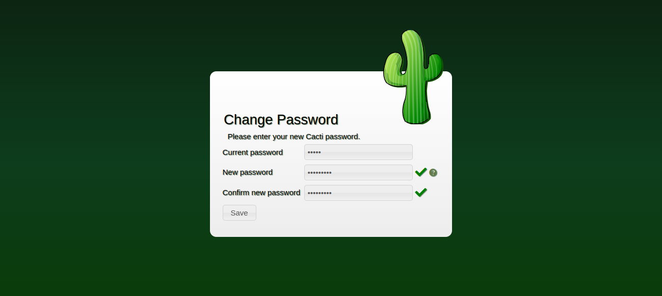 change password