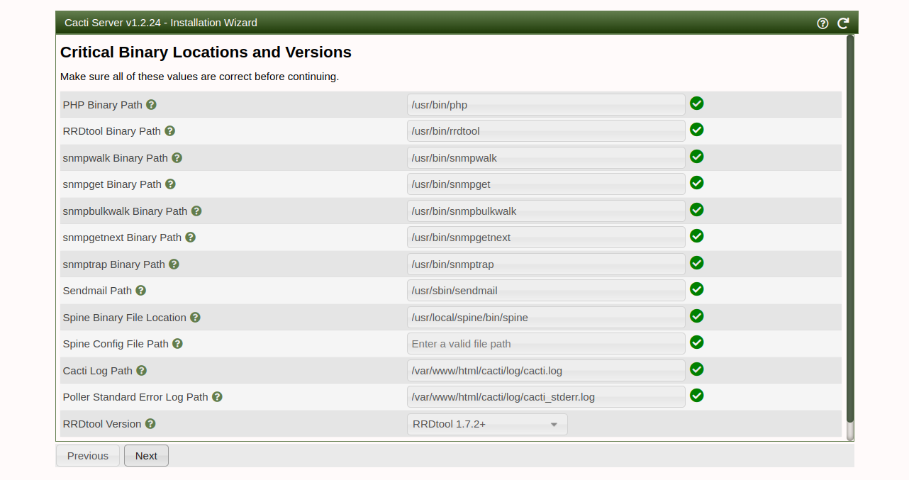 verify binary location