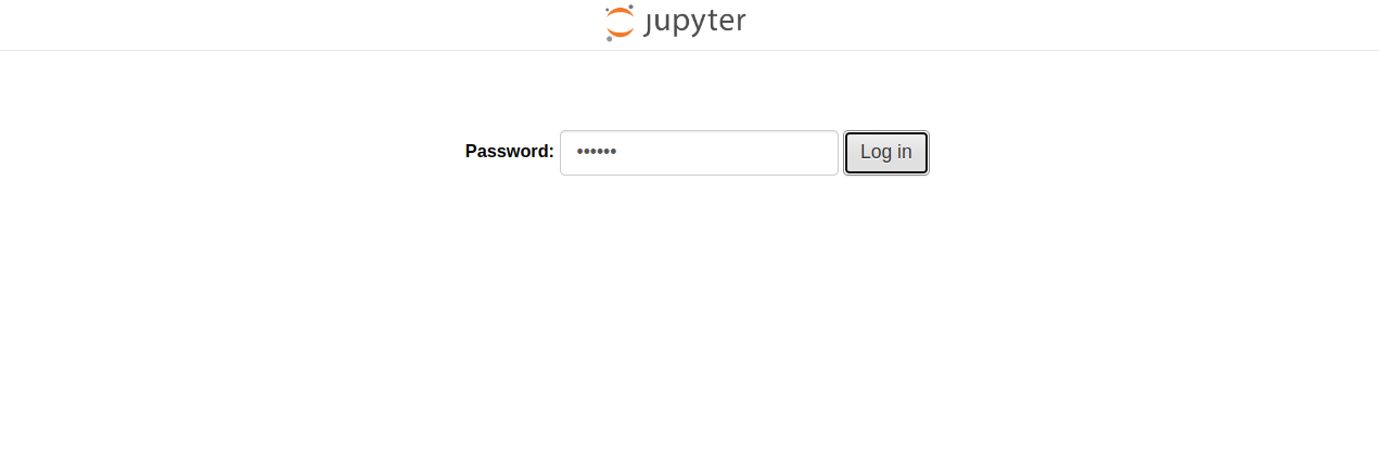 Jupyterlab login