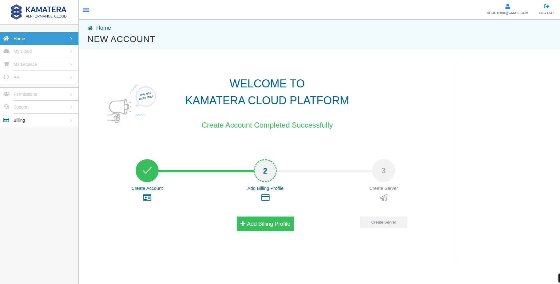 Kamatera Panel