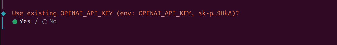 Use OpenAI API Key